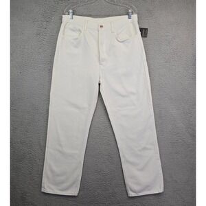 Re/Done Sanctuary Jeans Womens 30 White Denim Button Fly‎ High Rise 90s Loose